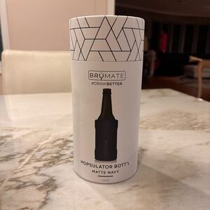 BrüMate Hopsulator Bott'l Matte Navy Bottle Insulator (NWT)